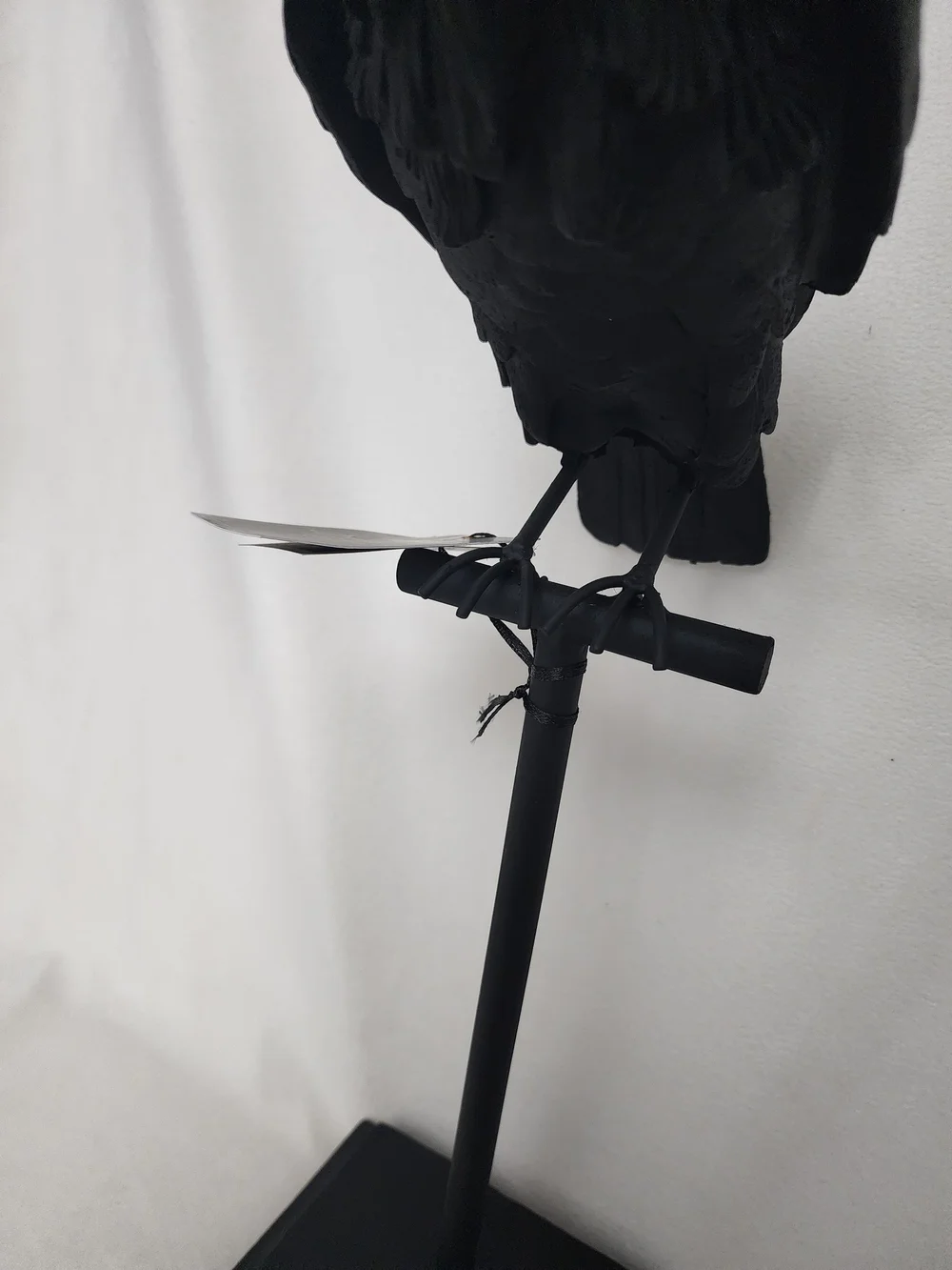 Black HALLIWEEN Decorative RAVEN Statue for  Décor 18